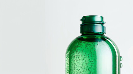 A bottle of shampoo on an isolated white background, object focused, png, stock image, hd quality,