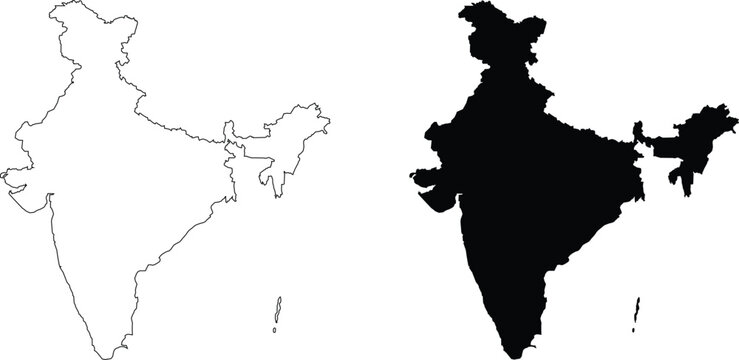 Easy to use an Indian map 