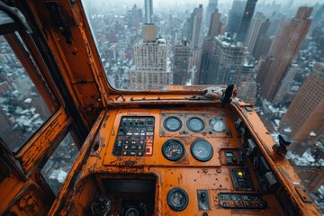 Contemplating Industrial Skyline at Night.jpg, Woman Contemplating DNA in a Wintery Forest Scene.jpg, Woman Contemplating Cityscape at Sunset.jpg, Winter sunset city street seen through eyeglasses.jpg