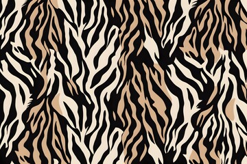 Fototapeta premium Seamless leopard leopard skin texture. seamless exotic animal skin patterns