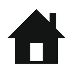 Fototapeta premium house icon on white background