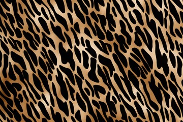Fototapeta premium Seamless leopard leopard skin texture. seamless exotic animal skin patterns