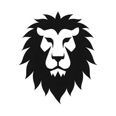 Fototapeta premium simple lion head vector illustration