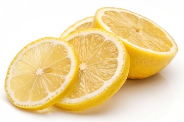 lemon on white