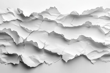 Obraz premium A stack of blank papers in various sizes and shapes