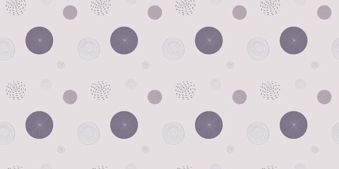 seamless modern abstract pattern with different shapes, minimalistic design