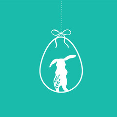 Cute hand drawn Easter seamless pattern with bunnies, flowers, easter eggs, beautiful background, great for Easter Cards, banner, textiles, wallpapers