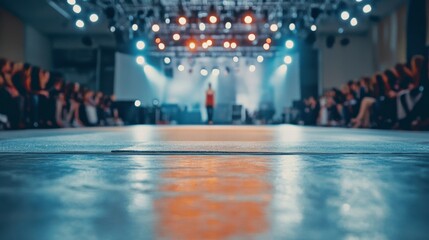 Bold Colors on the Fashion Show Runway