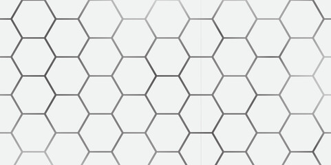 Clean Abstract Hexagon Mesh Design. Stylish Minimal Honeycomb Grid for Web and Print. Hexagon. Illustration. Vector. 