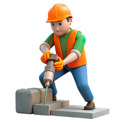3d builder with a hammer