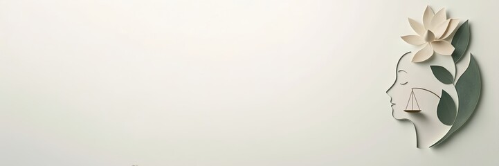 Discover the tranquil beauty of Serene Floral Silhouette Art that fosters mindfulness and wellness