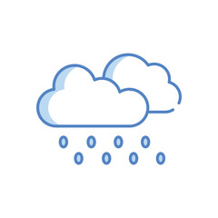 Rainy  Vector icon