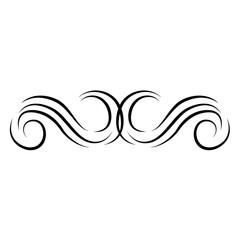 vintage style calligraphiy flourish