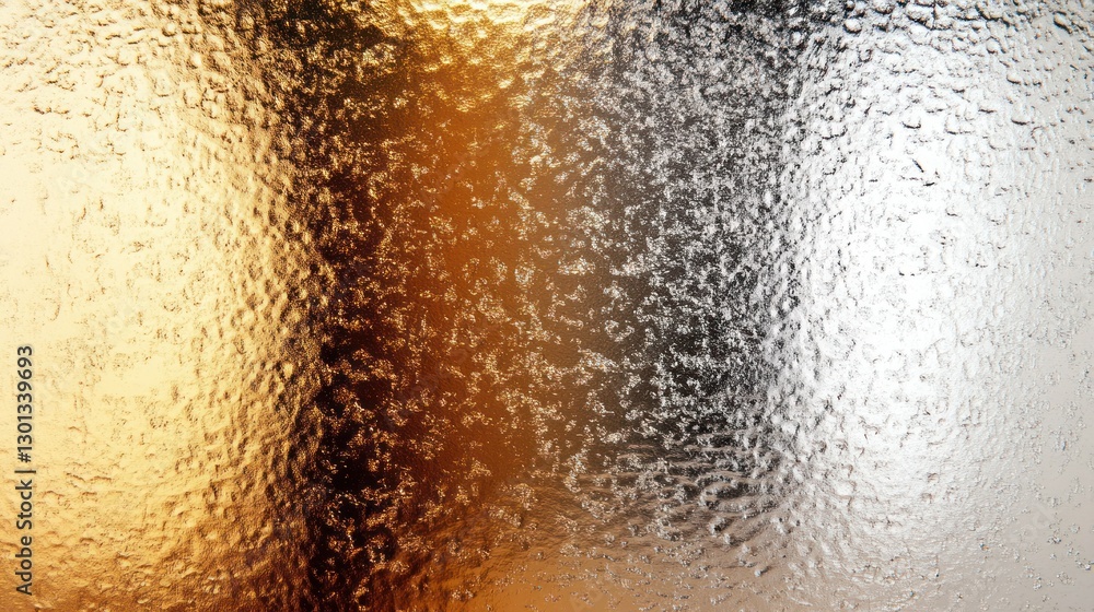 Poster an abstract image showing textured surfaces of different color tones