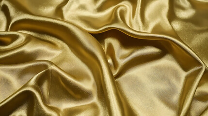 Obraz premium A gold fabric with a shiny texture. generated using AI