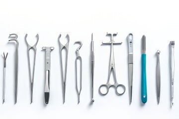 Surgical Instruments and Medical Tools Set - Variety of Stainless Steel Tools for Medical Procedures