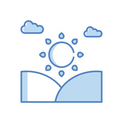 Sunrise Vector icon