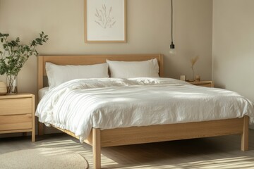 Cozy and Minimalist Bedroom with Natural Light and Simple Decor