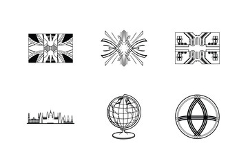 Geometric Patterns, Global Designs, and Abstract Symbols Collection
