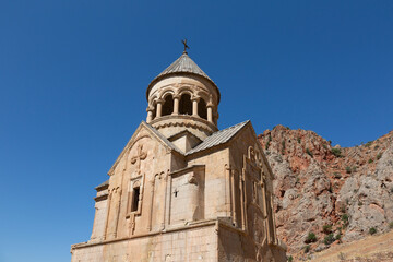 Noravank monastery complex in sunny day. Armenia