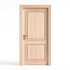Light wood color single door