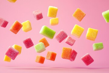 Colorful Square Candies