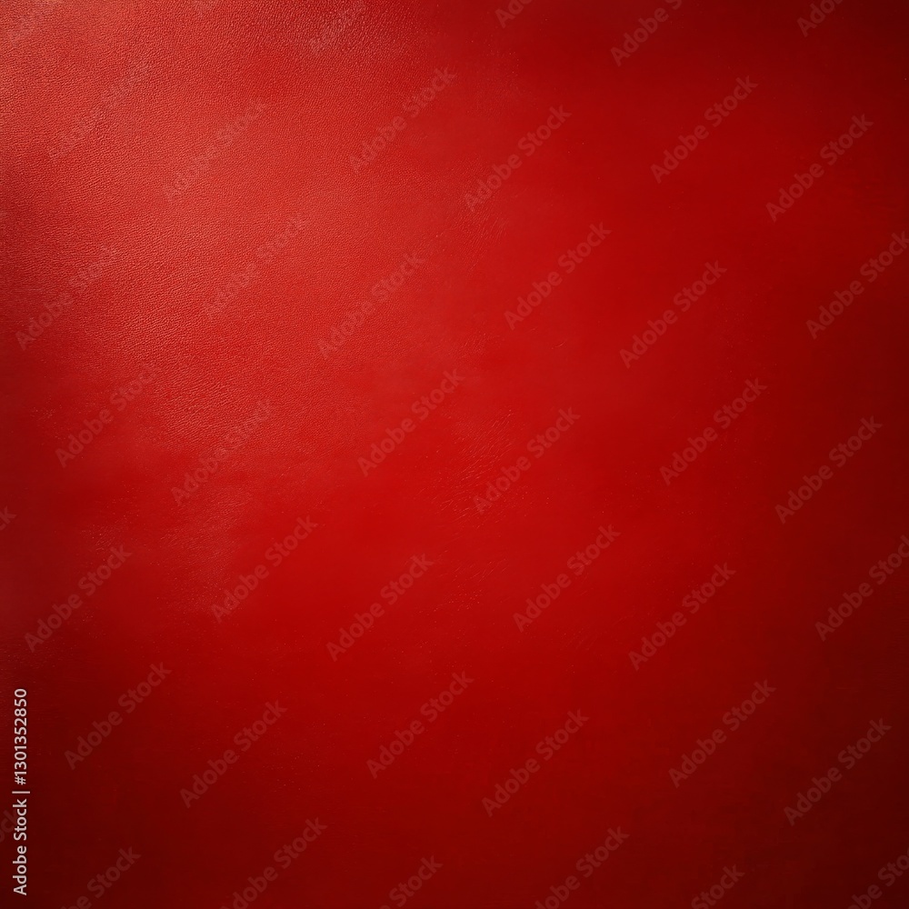 Aufkleber Abstract Close-Up of Rich Red Leather Surface with Subtle Textural Variations and a Smooth Gradient Light