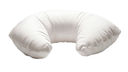 Travel Neck Pillow – U-Shaped Design, isolated on a transparent background.	
