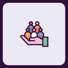 Protecting and Nurturing a Diverse Group of Individuals Icon