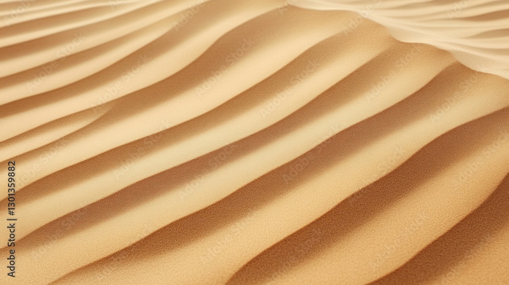 Poster sand dune patterns and shadows creating an abstract and natural display