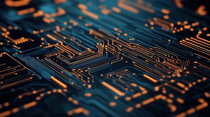 Innovative digital technology circuit pattern abstract environment gigapixel standard scale futuristic viewpoint
