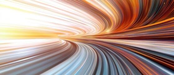 Abstract Speed and Light: A Whirlwind of Colors