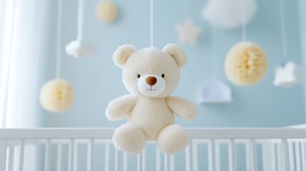 Hanging ornaments bear doll picture