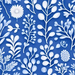 Winter frost floral pattern in cool pastel tones with delicate icy branches, Winter pastel floral seamless, frost bloom pastel pattern, soft icy pastel branches.