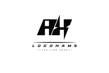 AX racer logo. Racing logo design for racing, driving and car or motorsport.