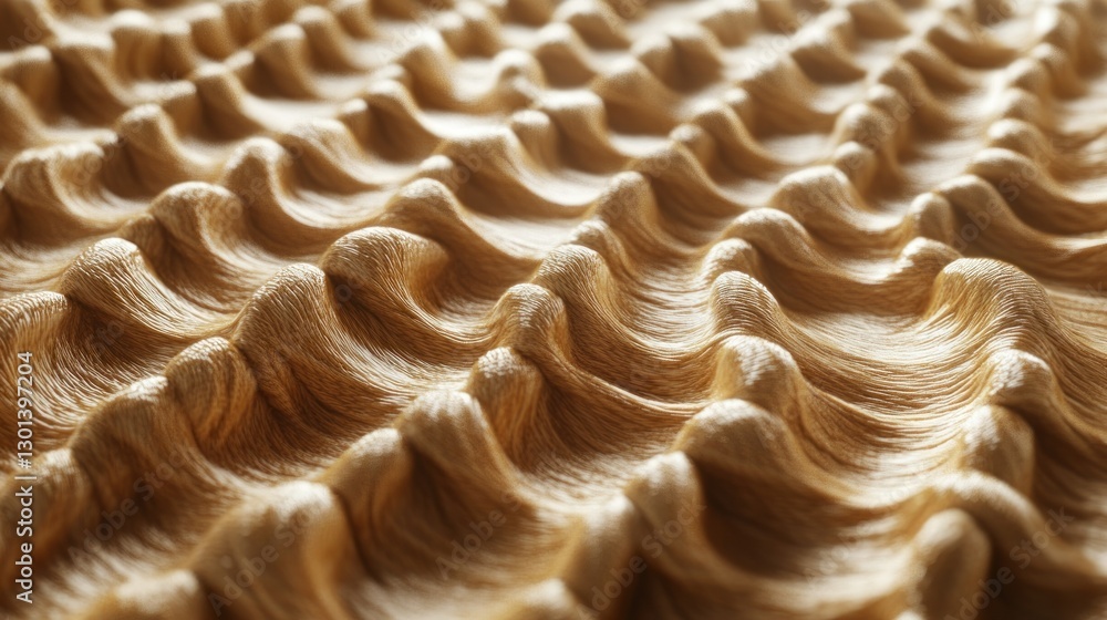 Poster a textural close up view of wavy and textured surfaces