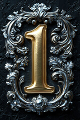 baroque, font, numbers, chocolate, unique, ornate, elegant, luxurious, vintage, decorative, artistic, rich, intricate, classic, golden, stylish, antique, fancy, aesthetic, royal, flourished, detailed,