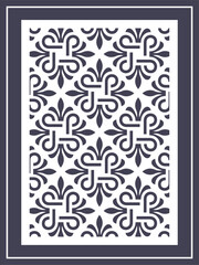 Laser cutting Design Patterns For Side Jali.