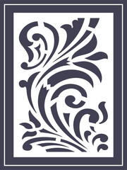 Laser cutting Design Patterns For Side Jali.