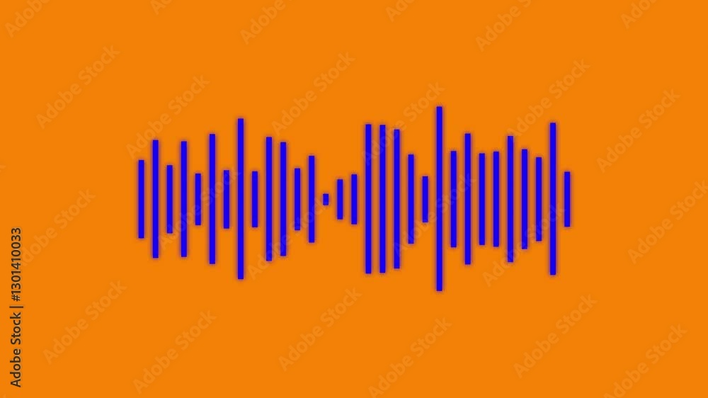 Poster music sound wave or audio waveform on a black background. audio spectrum sound wave effect waveform 