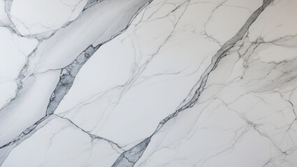 White stone texture background. Gray veins on white stone. Light surface design showing dark lines.