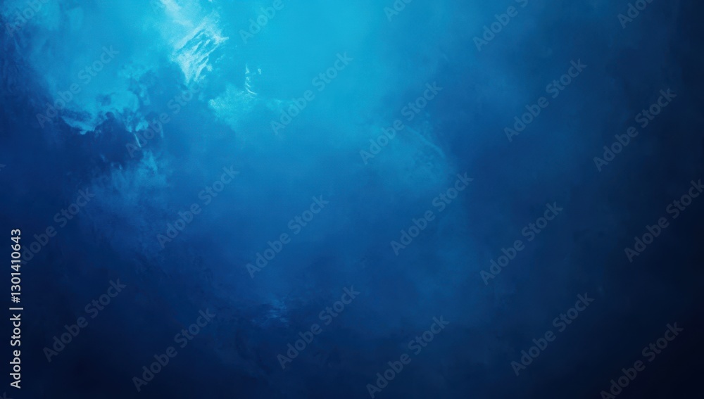Poster deep blue abstract background with soft texture and gradual color transition suitable for various cr