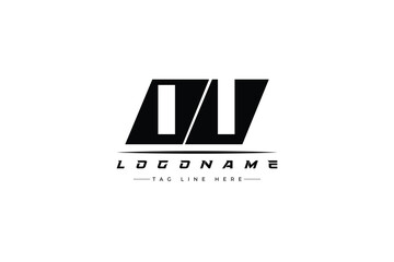 OU racer logo. Racing logo design for racing, driving and car or motorsport.