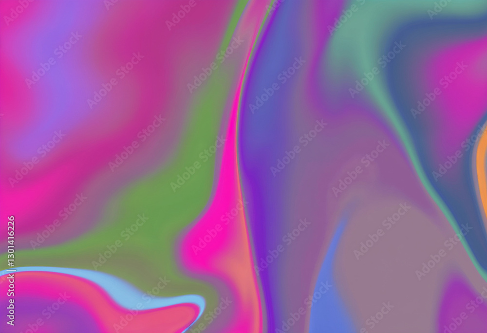Poster abstract fluid gradient background with vibrant pastel neon colors and smooth wavy texture for moder