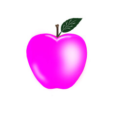 Pink apple