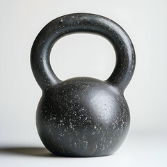 Durable Black Kettlebell for Home Gym Fitness and Strength Training