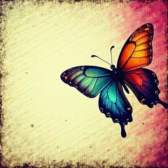 Abstract grunge butterfly design with distressed texture for backgrounds, wallpapers, wallpaper, background, grunge