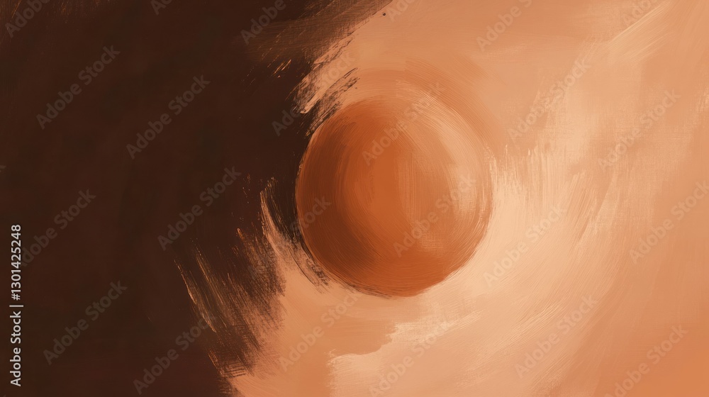 Poster an abstract image showcasing an egg shaped object with shadows