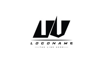 UV racer logo. Racing logo design for racing, driving and car or motorsport.