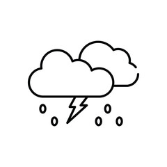 Storm  Vector icon